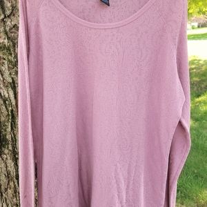 Torrid thin thermal sheer floral print tunic, Sz 2